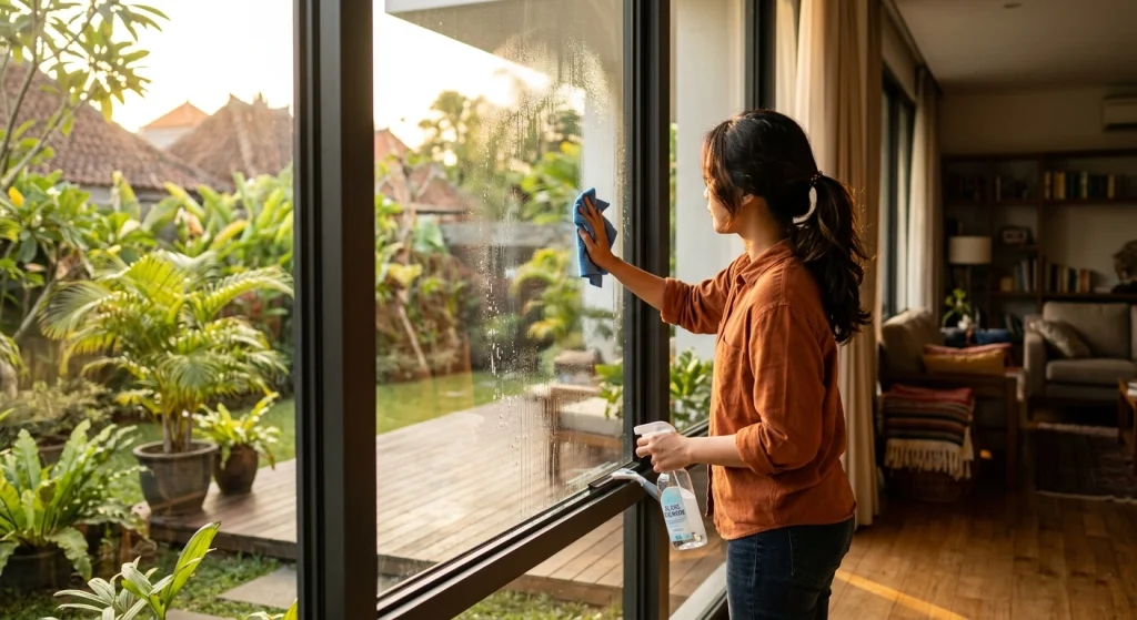 Cara membersihkan kaca jendela buram agar bersih seperti baru